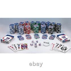 MasterPieces NFL New York Giants 300-Piece Poker Chip Set