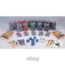 Masterpieces Casino Route 66 300 Piece Fine Poker Chip Set With Carrying