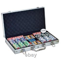 Masterpieces Casino Route 66 300 Piece Fine Poker Chip Set With Carrying