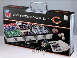Masterpieces NFL Unisex-Adult 300-Piece Casino Style Poker Chip Set