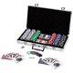 Maxam 309 pc Poker Chip Set in Aluminum Case Dice Cards Marker Cue