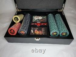 Michael Godard BIG Slick Poker Set Chips Cards Dice NWD