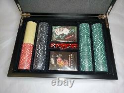 Michael Godard BIG Slick Poker Set Chips Cards Dice NWD