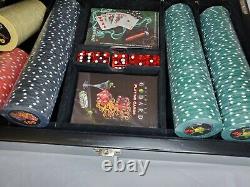 Michael Godard BIG Slick Poker Set Chips Cards Dice NWD