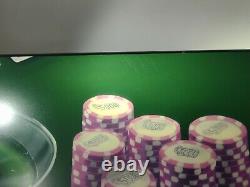 Michael Godard Big Slick Poker Set 200 Chips and 2 Decks of Cards