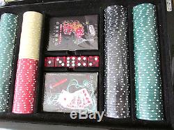 Michael Godard Pocket Rockets Poker Set Cards Chips Dice Nib