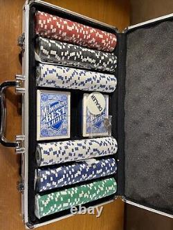 Milwaukee's Best Professional Poker Chip Set/ Still Wrapped Chips & Cards / READ