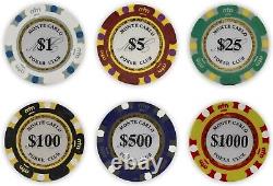 Monte Carlo Poker Club Poker Chip Set (500 chips)