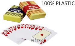 Monte Carlo Poker Club Set of 500 14 Gram 3 Tone Chips with Upgrade Ding Proof B