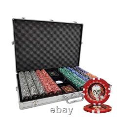 Mrc Poker 1000pcs 13.5g Skull Poker Chips Set Alum Case