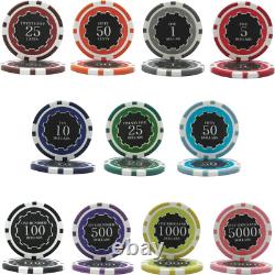 Mrc Poker 1000pcs 14g Eclipse Poker Chips Set Acrylic Case