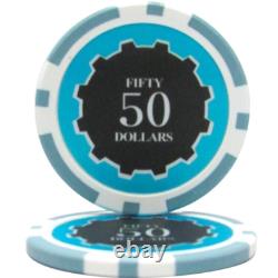 Mrc Poker 1000pcs 14g Eclipse Poker Chips Set With Acrylic Case& Chips Trays