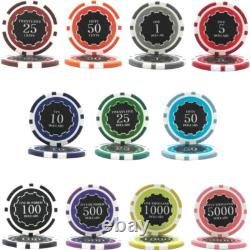 Mrc Poker 1000pcs 14g Eclipse Poker Chips Set With Acrylic Case& Chips Trays