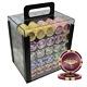 Mrc Poker 1000pcs 14g Las Vegas Poker Chips Set With Acrylic Case & Chips Tray