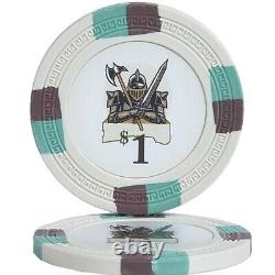 Mrc Poker 1000pcs Knights Casino Poker Chips Set With Acrylic Case