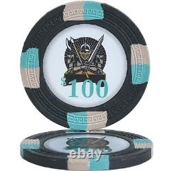 Mrc Poker 1000pcs Knights Casino Poker Chips Set With Acrylic Case