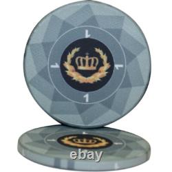 Mrc Poker 300pcs 10g Laurel Crown Ceramic Poker Chips Set Aluminum Case