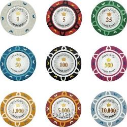 Mrc Poker 300pcs 14g Monte Carlo Poker Room Poker Chips Set With Deluxe Case