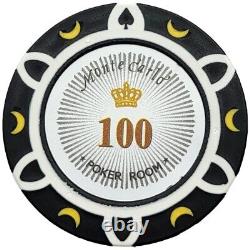 Mrc Poker 300pcs 14g Monte Carlo Poker Room Poker Chips Set With Deluxe Case