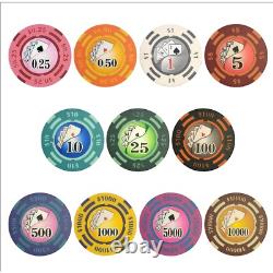 Mrc Poker 300pcs 14g Yin Yang Design Poker Chips Set With Deluxe Case