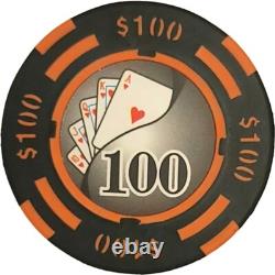Mrc Poker 300pcs 14g Yin Yang Design Poker Chips Set With Deluxe Case