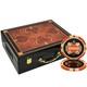 Mrc Poker 500pc 14g Ace Casino Clay Poker Chips Set High Gloss Wood Case