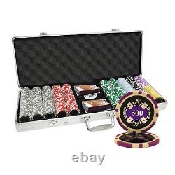 Mrc Poker 500pc 14g Ace Casino Table Clay Poker Chips Set Custom Build