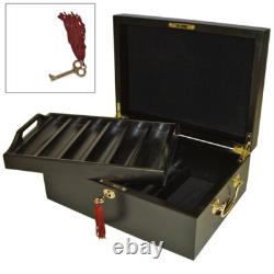 Mrc Poker 500pcs 14g Eclipse Poker Chips Set Black Color Wood Case