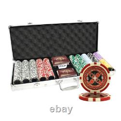 Mrc Poker 500pcs 14g Laser Graphic Ultimate Poker Chips Set With Alum Case