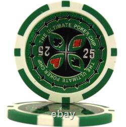 Mrc Poker 500pcs 14g Laser Graphic Ultimate Poker Chips Set With Alum Case