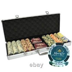 Mrc Poker 500pcs 14g Monte Carlo Millions Poker Chips Set With Alum Case