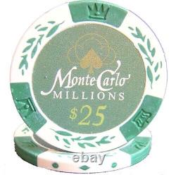 Mrc Poker 500pcs 14g Monte Carlo Millions Poker Chips Set With Alum Case