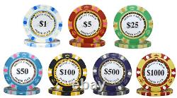 Mrc Poker 500pcs 14g Monte Carlo Poker Club Poker Chips Set With Alum Case