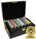 Mrc Poker 500pcs 14g Ultimate Clay Poker Chips Set Black Wood Case