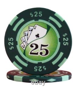 Mrc Poker 500pcs 14g Yin Yang Design Poker Chips Set With Mahogany Case