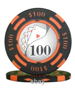 Mrc Poker 500pcs 14g Yin Yang Design Poker Chips Set With Mahogany Case