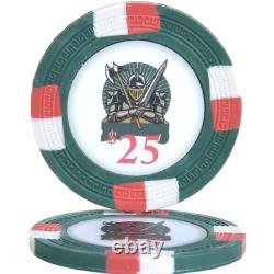 Mrc Poker 500pcs Clay Knights Casino Poker Chips Set With Aluminum Case