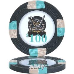 Mrc Poker 500pcs Clay Knights Casino Poker Chips Set With Aluminum Case