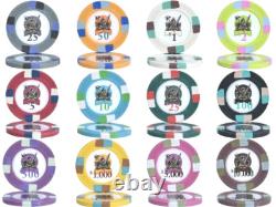 Mrc Poker 500pcs Clay Knights Casino Poker Chips Set With Aluminum Case