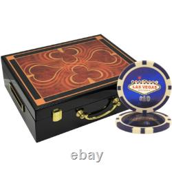 Mrc Poker 500pcs Las Vegas 14g Poker Chips Set High Gloss Wood Case