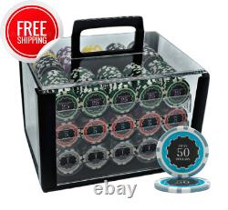 Mrc Poker 600 14g Eclipse Poker Chips Set Heavy Duty Acrylic Case