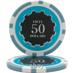 Mrc Poker 600 14g Eclipse Poker Chips Set Heavy Duty Acrylic Case