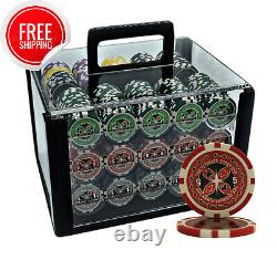 Mrc Poker 600 14g Ultimate Poker Chips Set Heavy Duty Acrylic Case