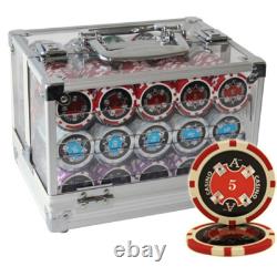 Mrc Poker 600pcs 14g Ace Casino Poker Chips Set Acrylic Case