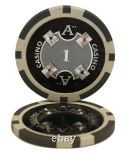 Mrc Poker 600pcs 14g Ace Casino Poker Chips Set Acrylic Case