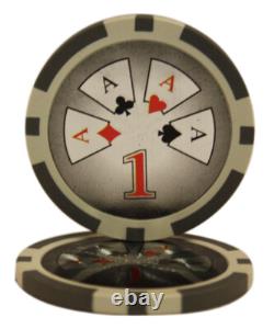 Mrc Poker 600pcs 14g High Roller Poker Chips Set Acrylic Case