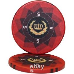Mrc Poker 650pcs 10g Laurel Crown Ceramics Poker Chips Set With Alum Case