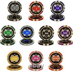 Mrc Poker 650pcs 14g Ace Casino Poker Chips Set With Alum Case