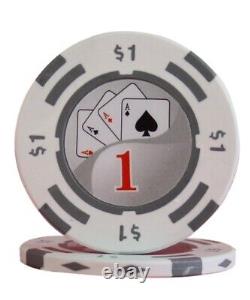 Mrc Poker 650pcs 14g Yin Yang Design Poker Chips Set With Alum Case