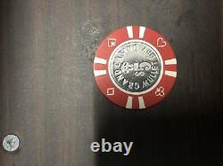 Mullet Bay Grand Casino Chip Bud Jones Set. $1, $5, $25